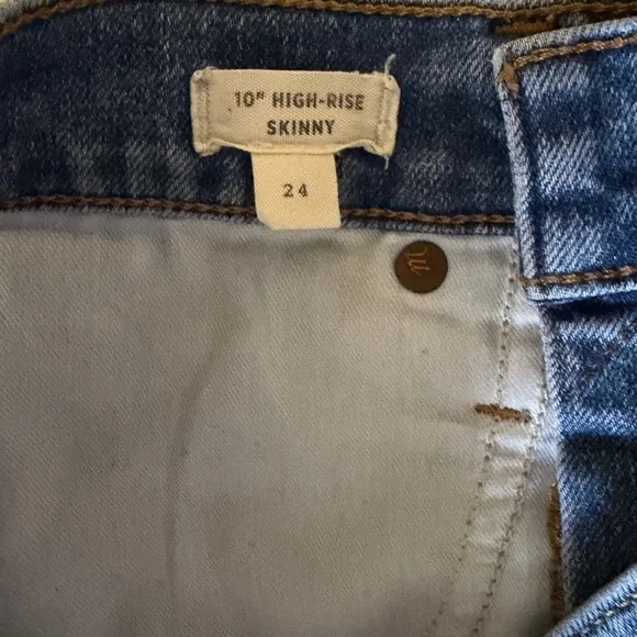 Madewell 10” High Rise Skinny Jeans - Picture 6 of 6